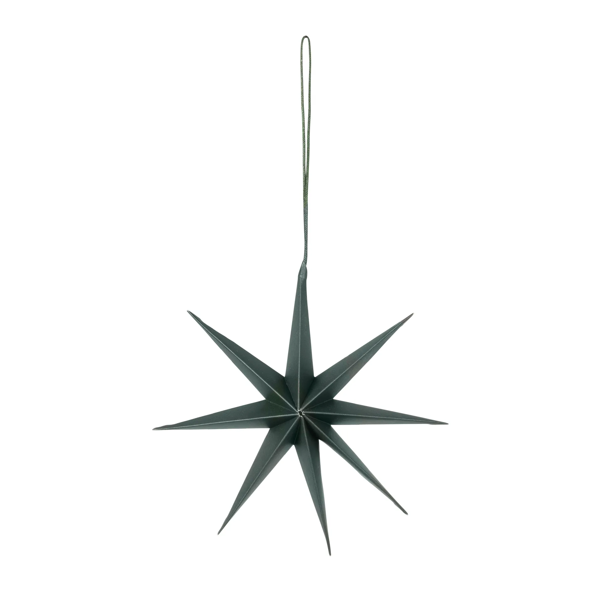 Estrela de papel Star Ø15 cm, Deep forest Broste Copenhagen