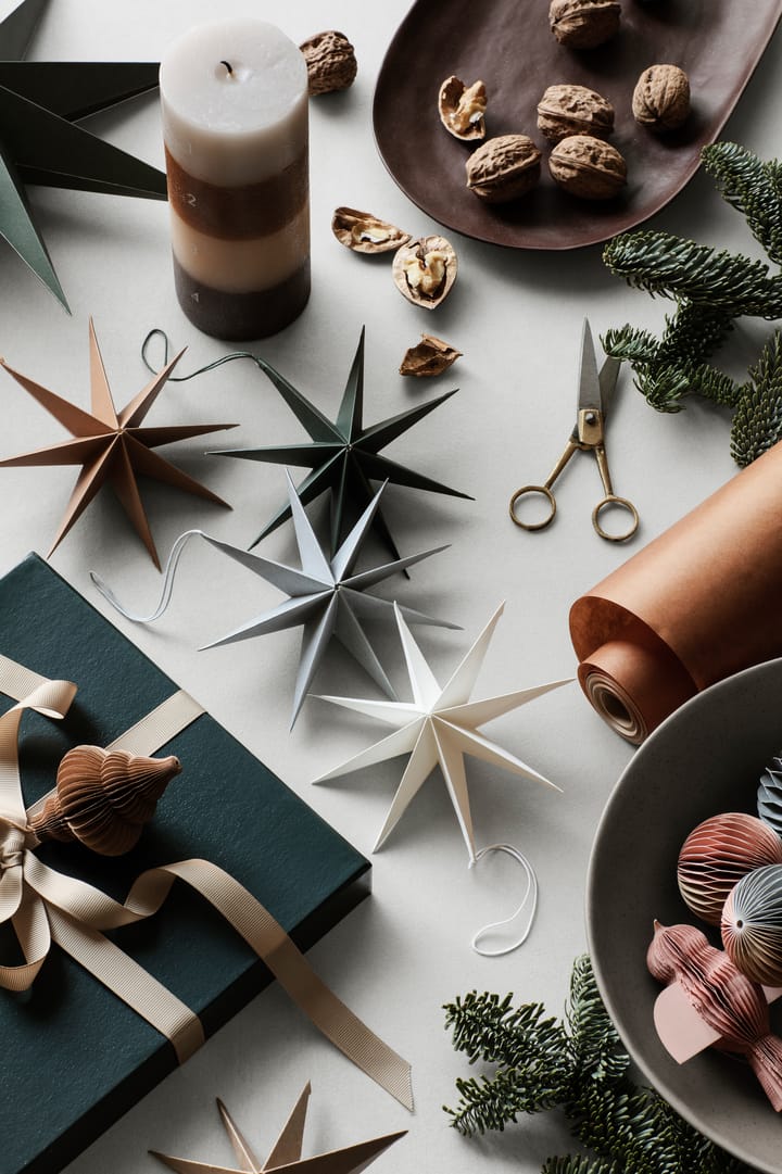 Estrela de papel Star Ø15 cm, Deep forest Broste Copenhagen
