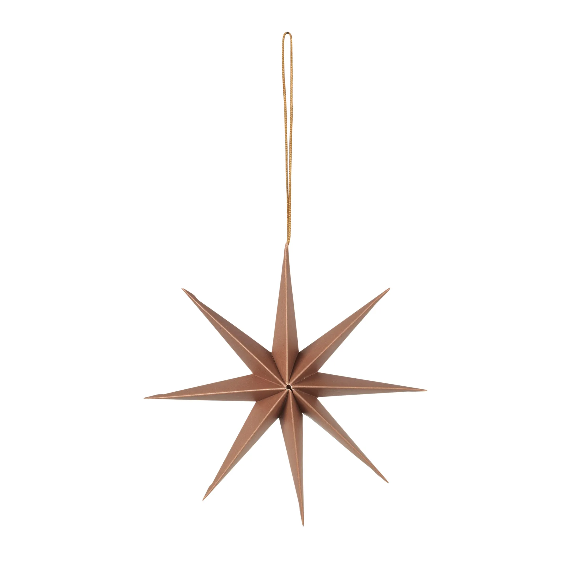 Estrela de papel Star Ø15 cm, Indian tan Broste Copenhagen