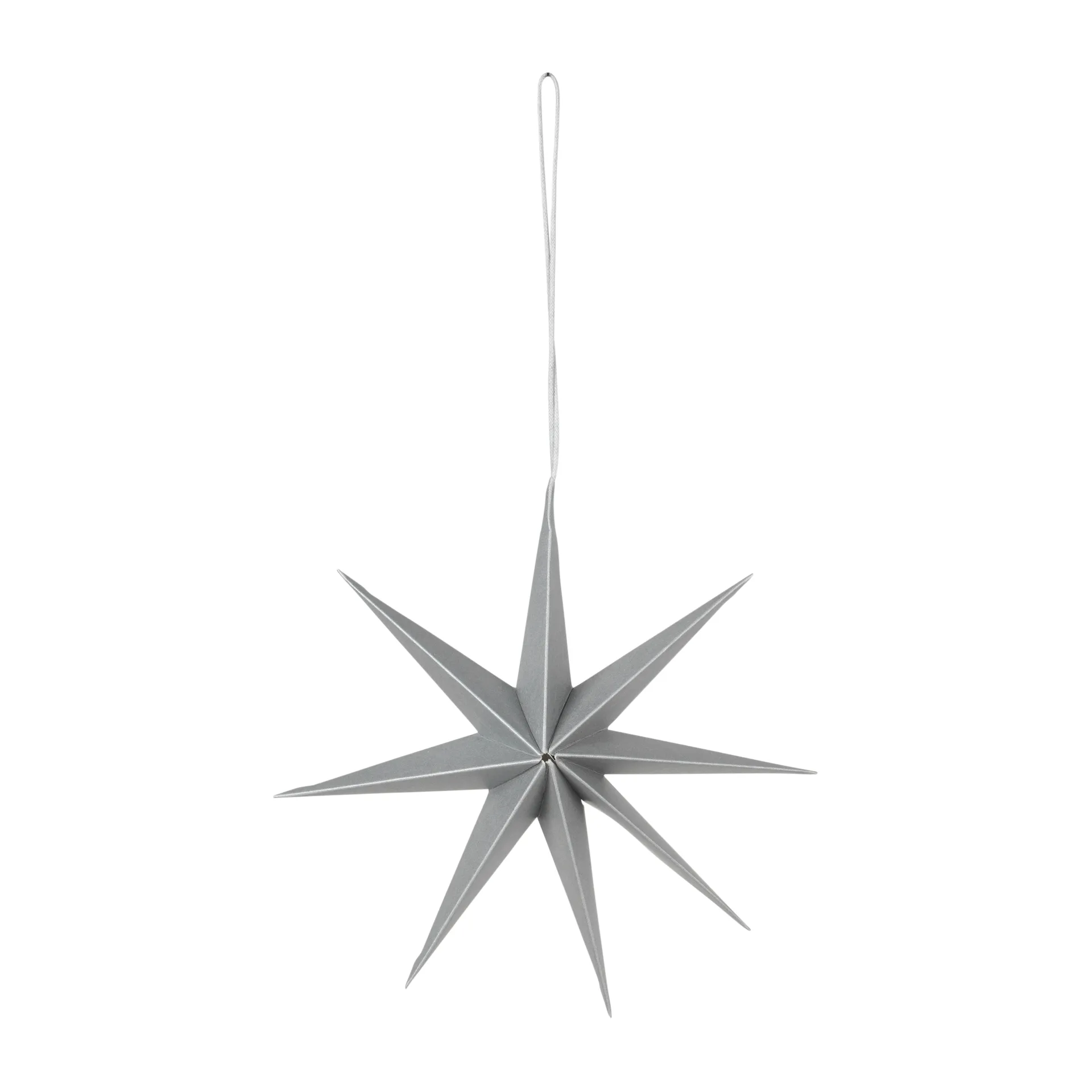 Estrela de papel Star Ø15 cm, Prata Broste Copenhagen