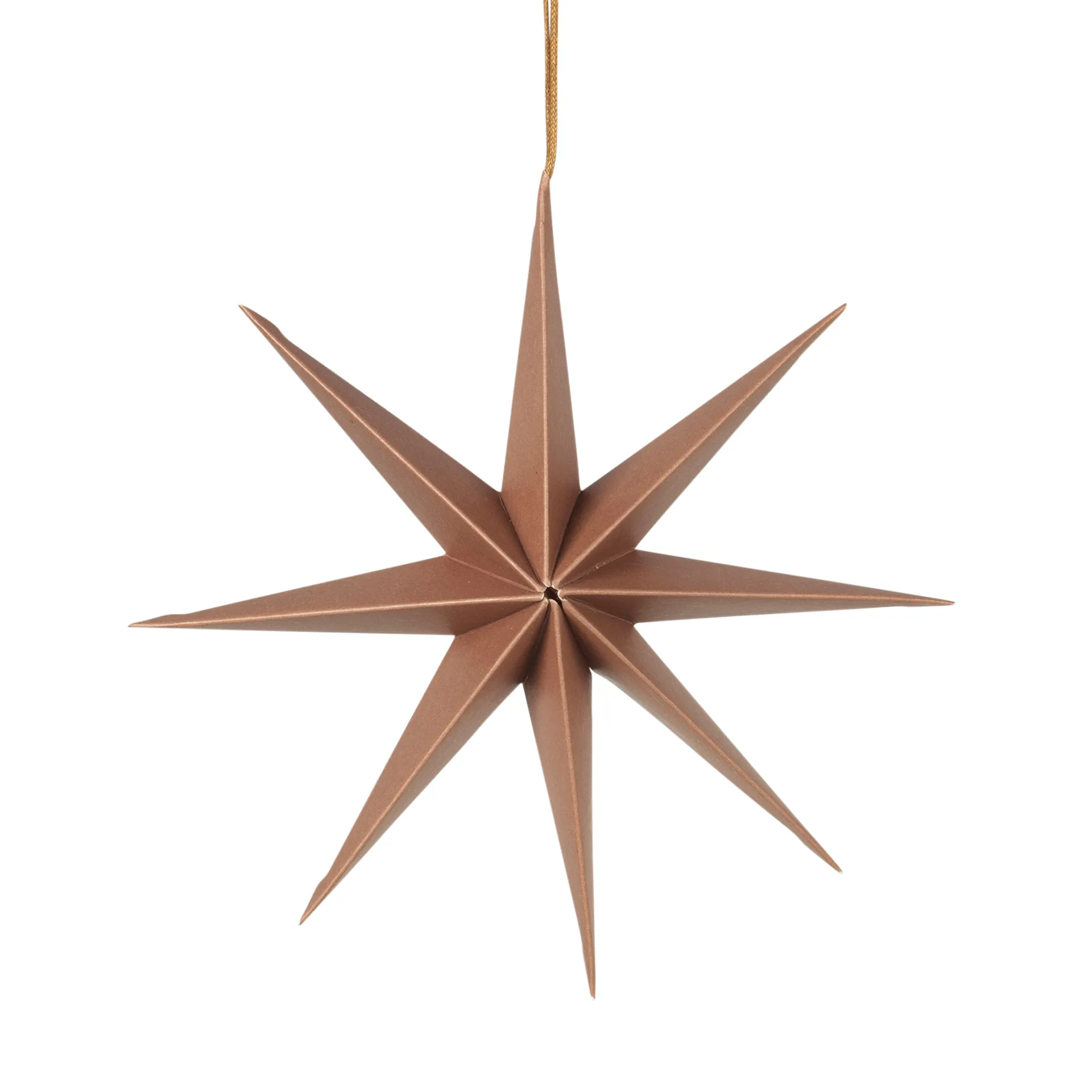 Estrela de papel Star Ø50 cm, Indian tan Broste Copenhagen