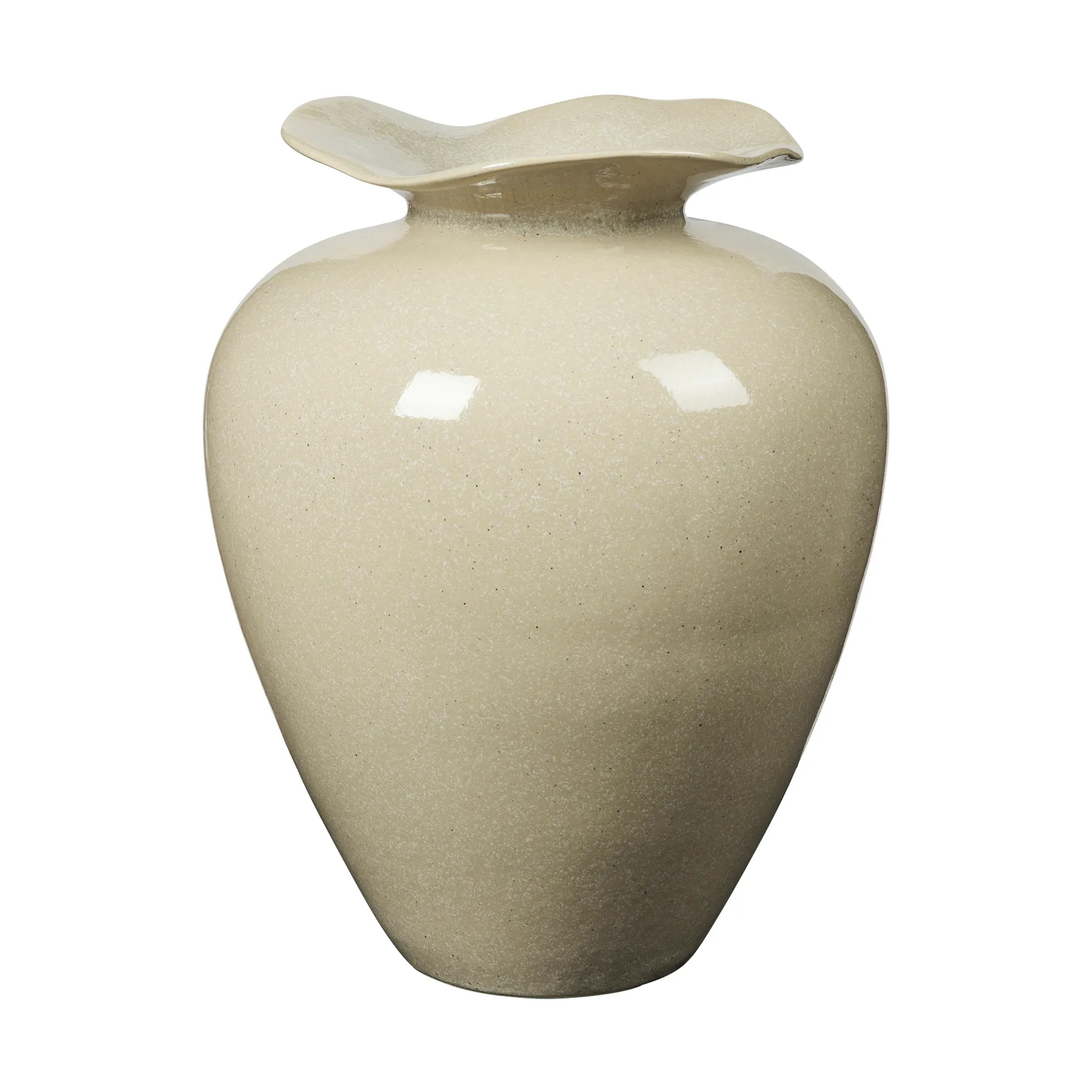 Florentina vaso L 44 cm, Bege Broste Copenhagen