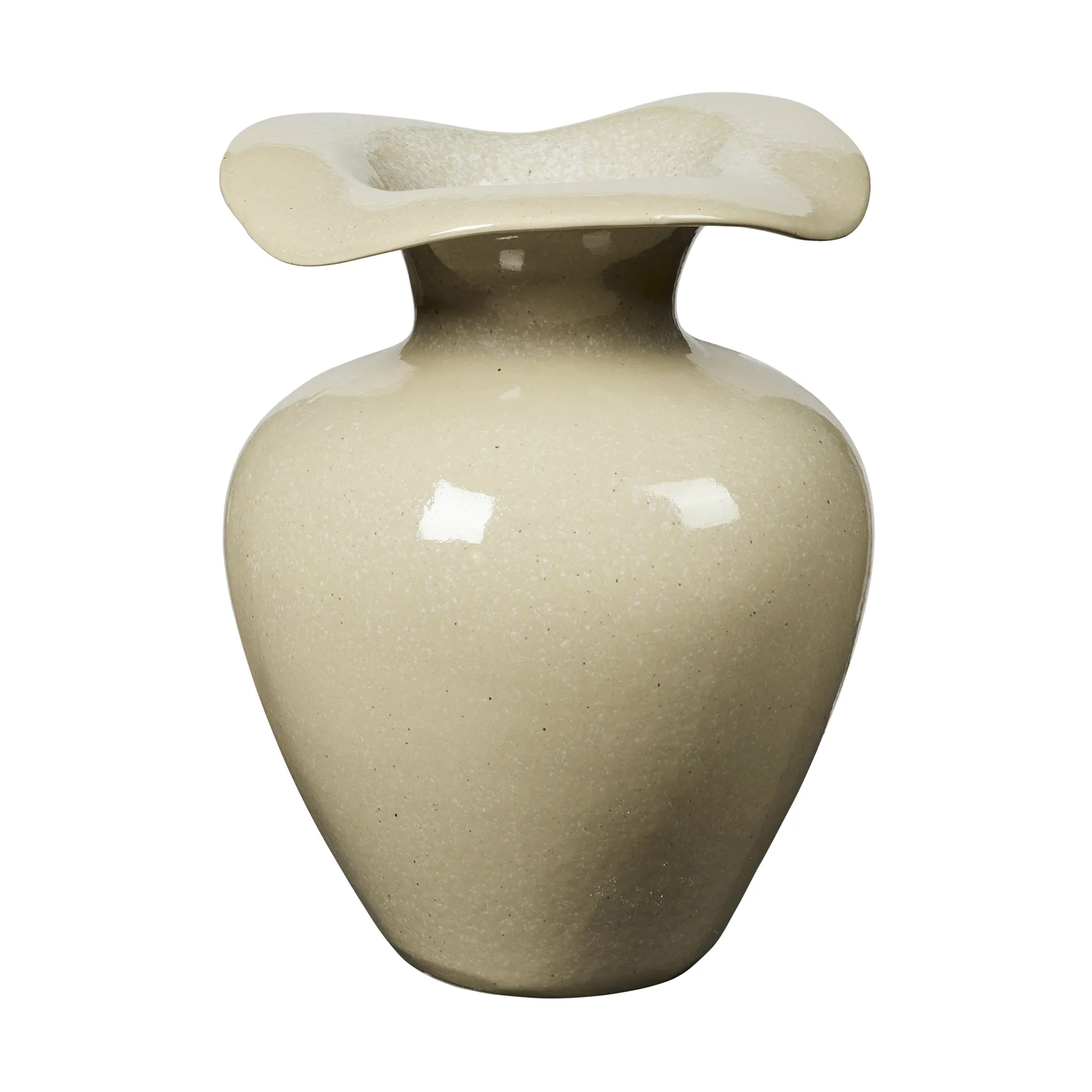 Florentina vaso M 32 cm, Bege Broste Copenhagen