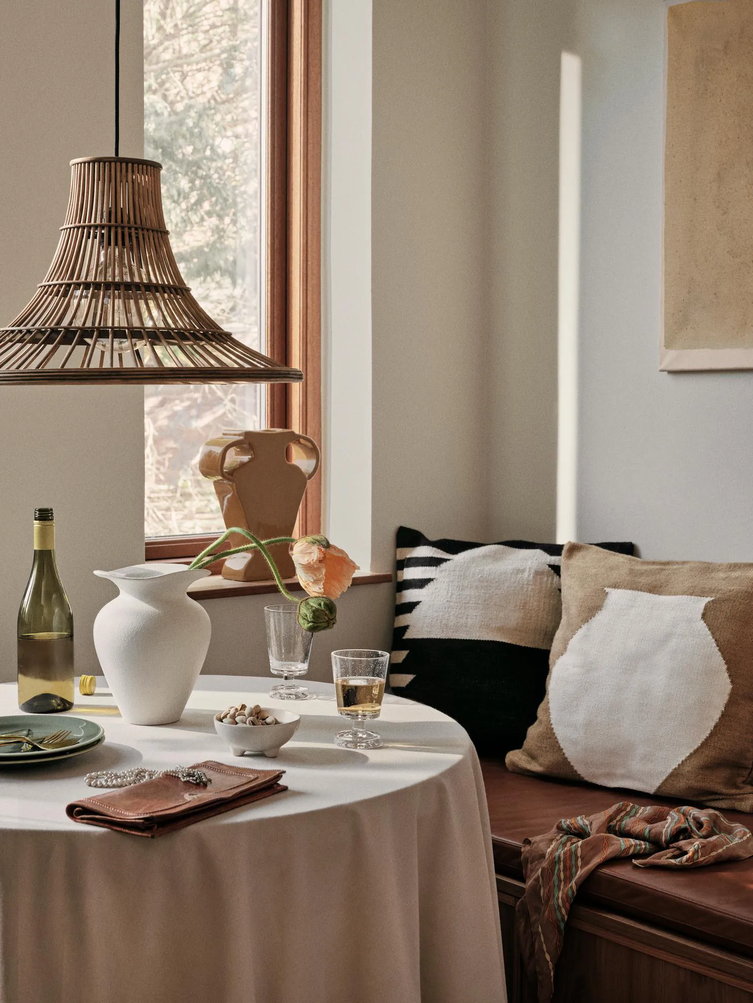 Florentina vaso S 22,5, Branco Broste Copenhagen