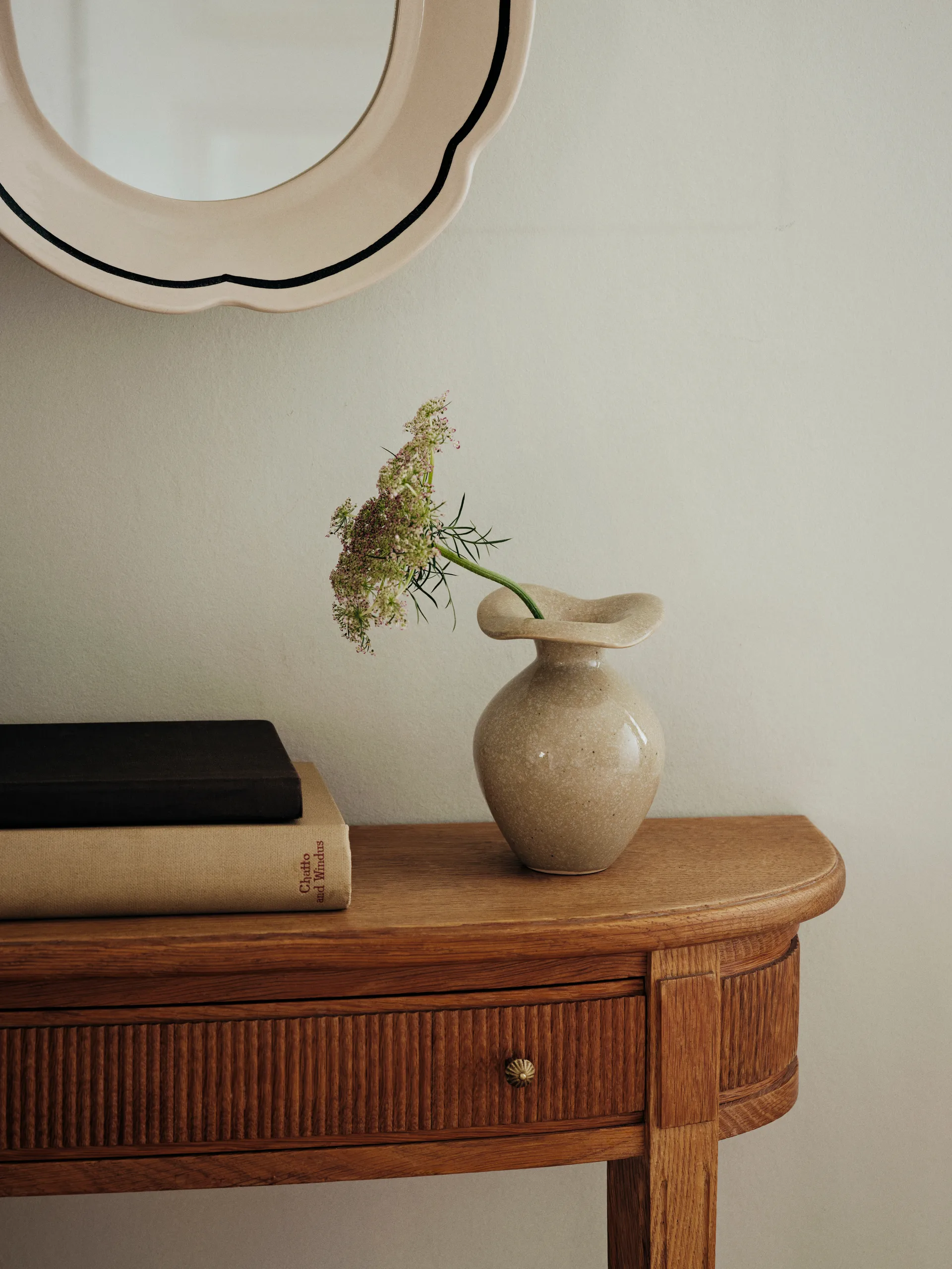 Florentina vaso XS 14 cm, Bege Broste Copenhagen