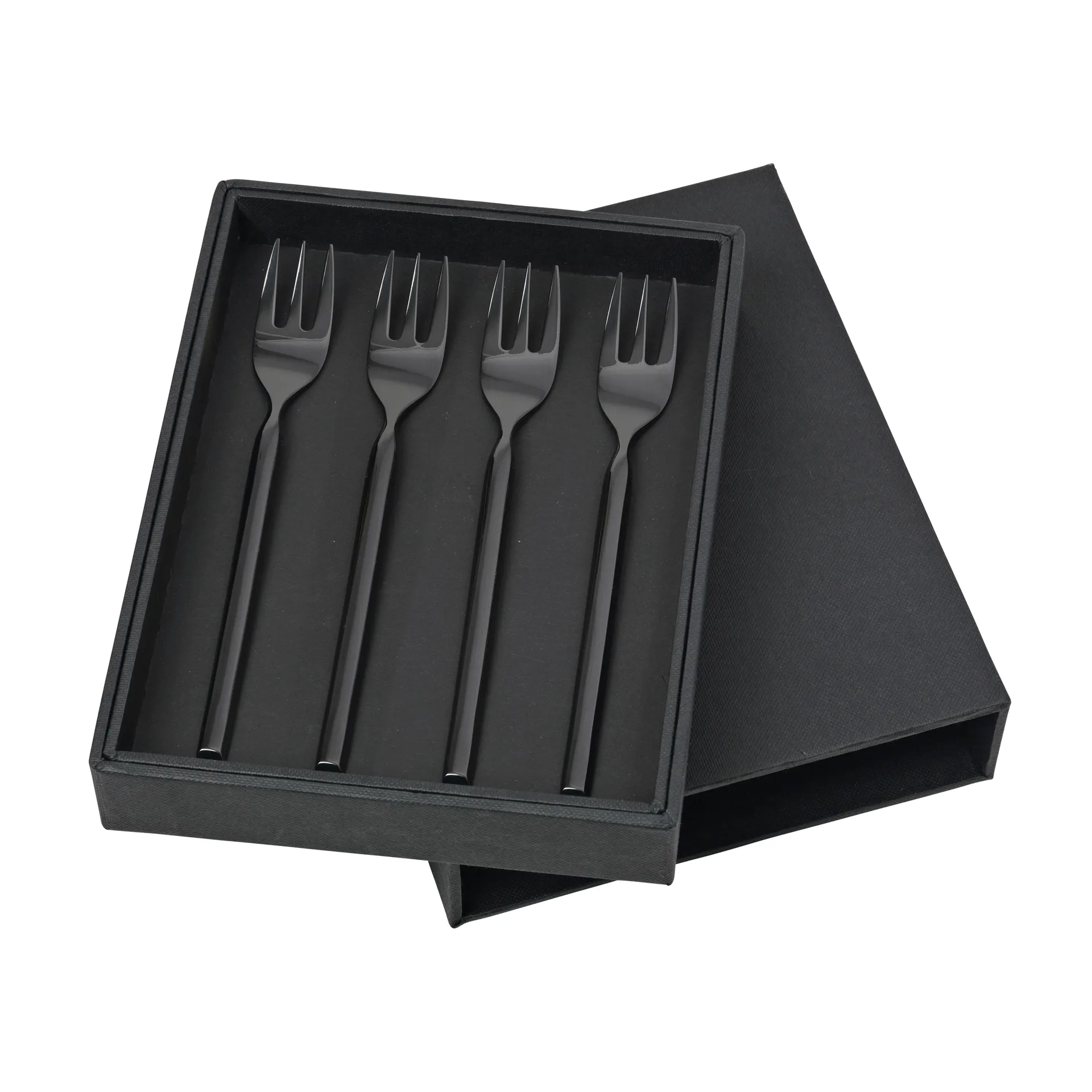 Garfo Tvis, 4 un., preto Broste Copenhagen