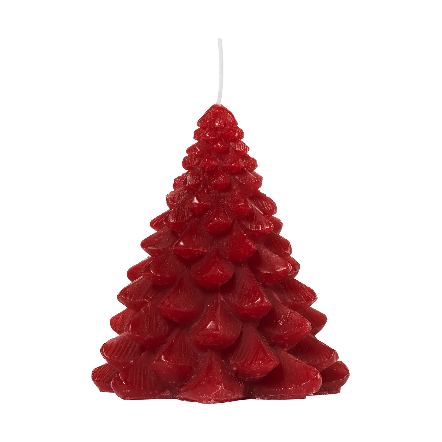 Granny Christmas tree vela Ø9x10 cm, Borgonha Broste Copenhagen
