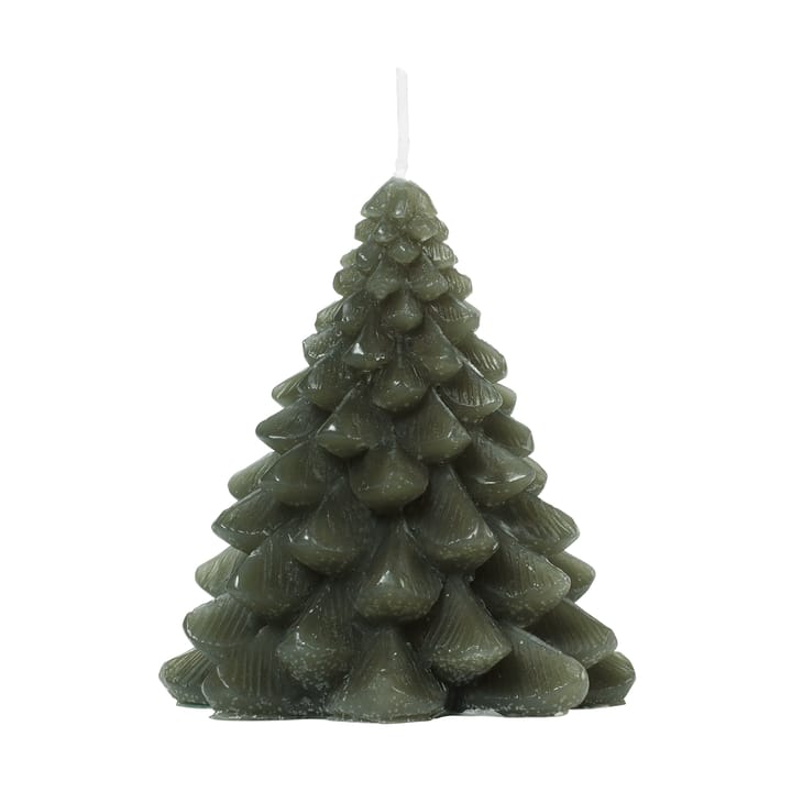 Granny Christmas tree vela Ø9x10 cm - Verde Folha de Uva - Broste Copenhagen