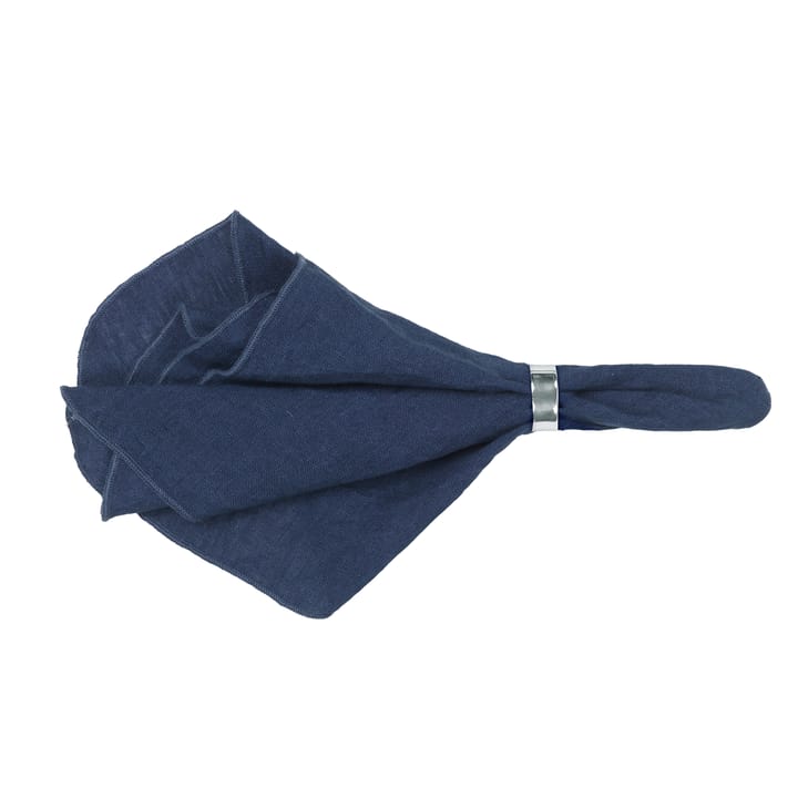 Guardanapo de linho Gracie - dark blue (azul insignia) - Broste Copenhagen