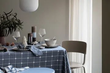 Guardanapo de tecido Tila 45x45 cm - Maritime blue-off white - Broste Copenhagen