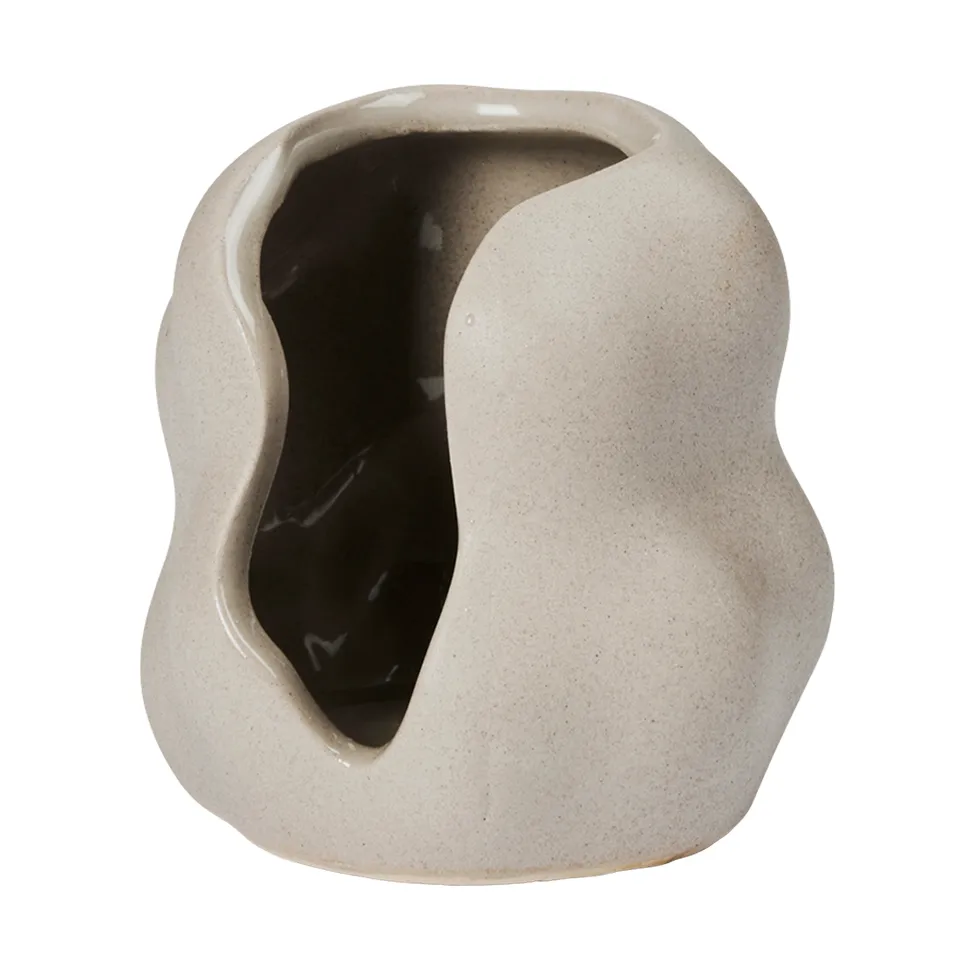 Hekla Hurricane castiçal, Cinza-pomba, Ø9,5 cm Broste Copenhagen