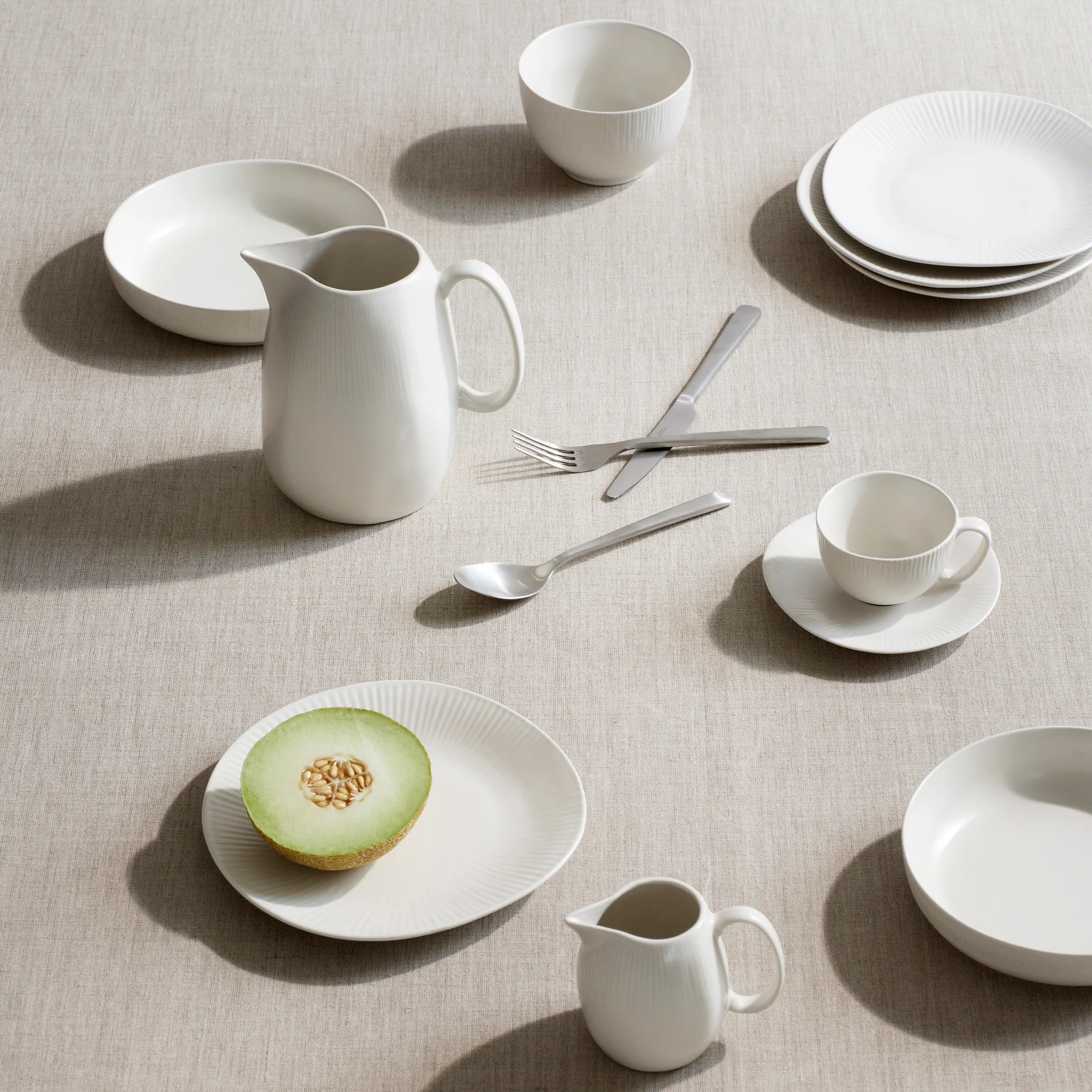Jarro de leite Sandvig, Branco suave Broste Copenhagen