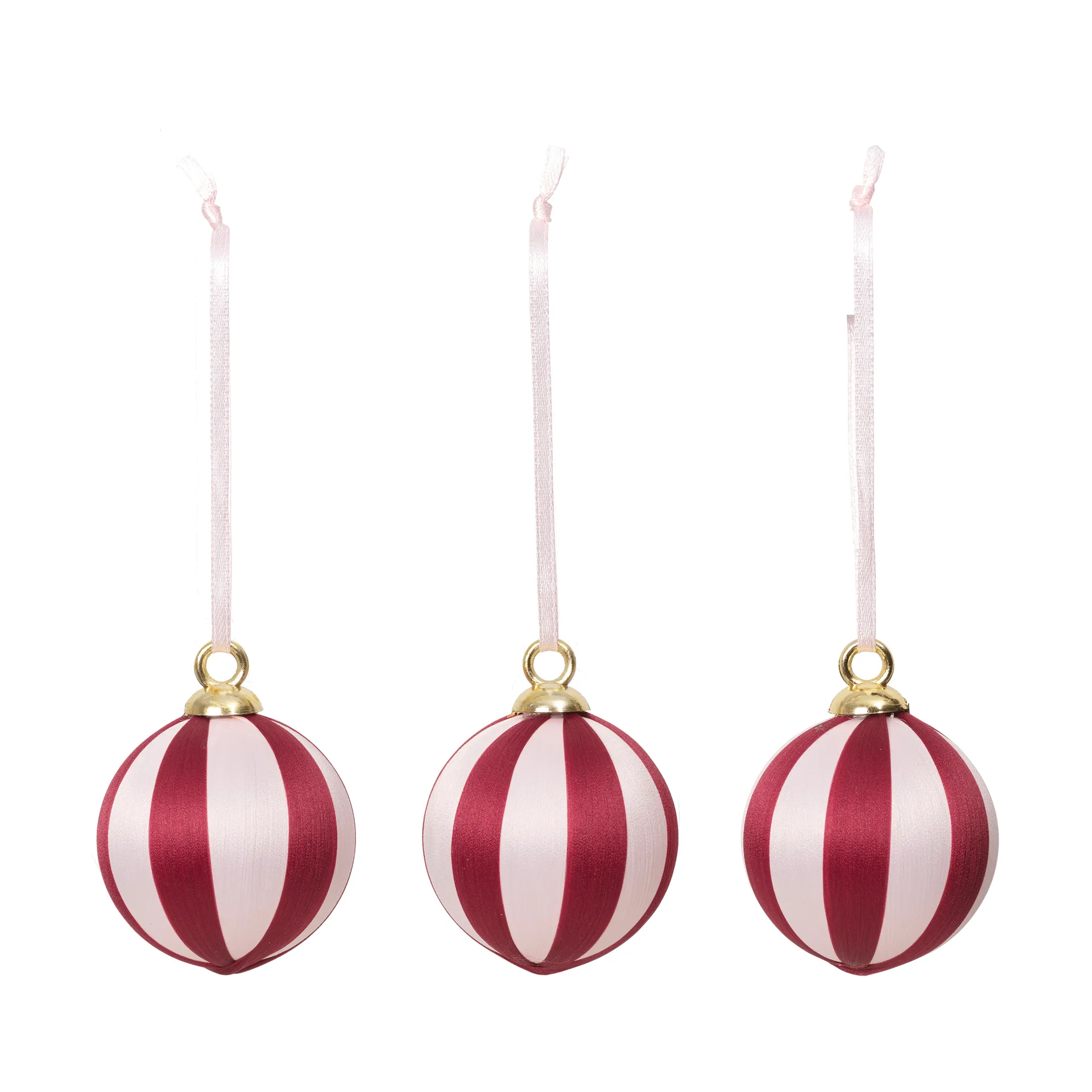 Joy bola de Natal, Deep Red-Soft Pink Broste Copenhagen