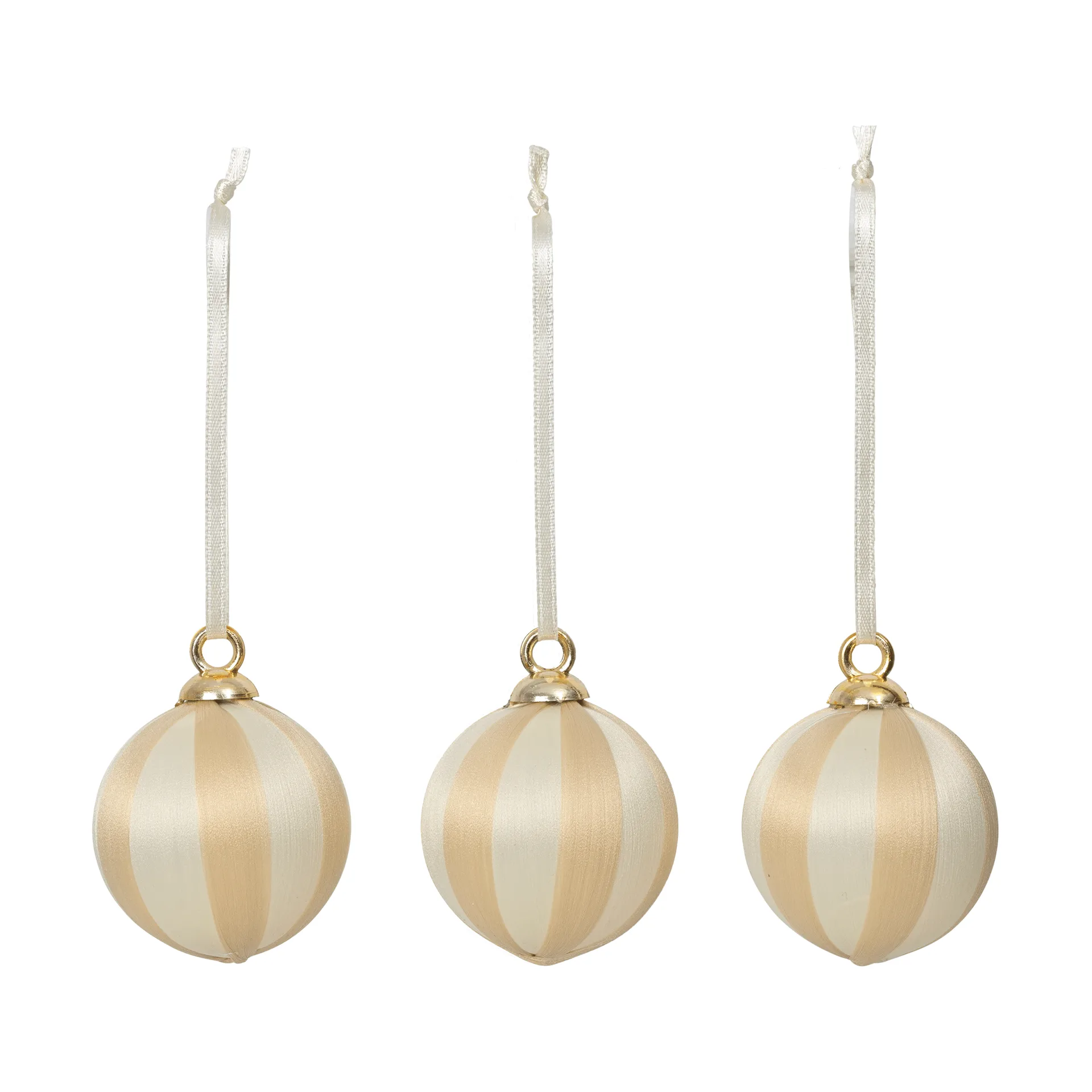 Joy bola de Natal, Off White-bege Broste Copenhagen