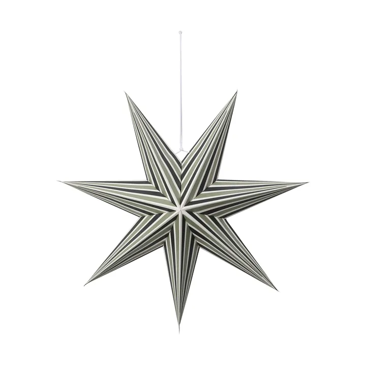 Joy estrela de Advento - Deep Forest-Light Sage, L - Broste Copenhagen
