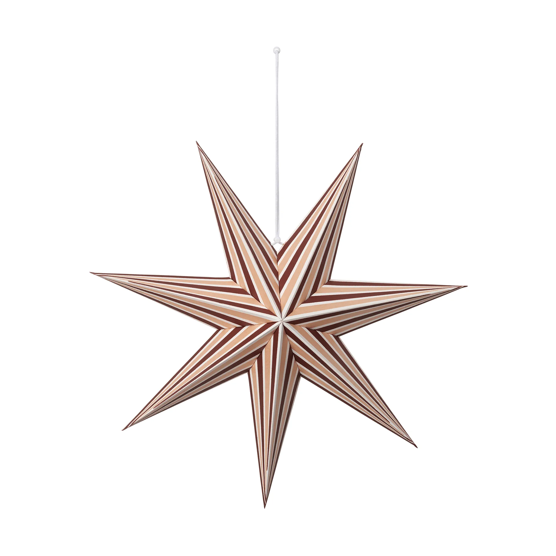 Joy estrela de Advento, Deep Red-Soft Pink, M Broste Copenhagen