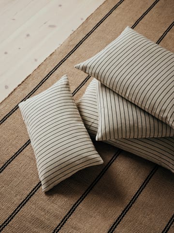 Karen capa de almofada  - Bege claro-preto, 30x50 cm - Broste Copenhagen