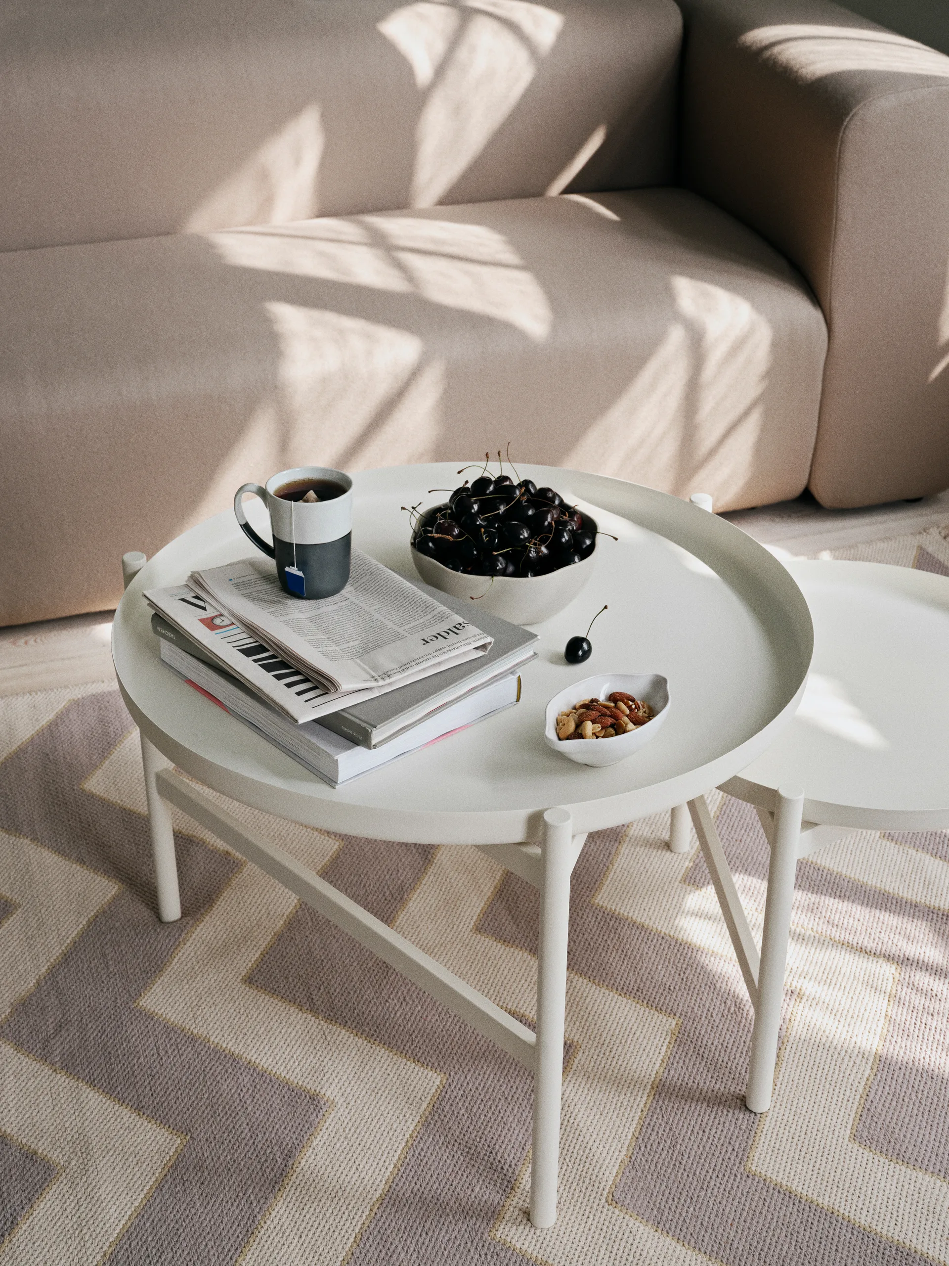 Limfjord tigela Ø14 cm, Cinza claro Broste Copenhagen