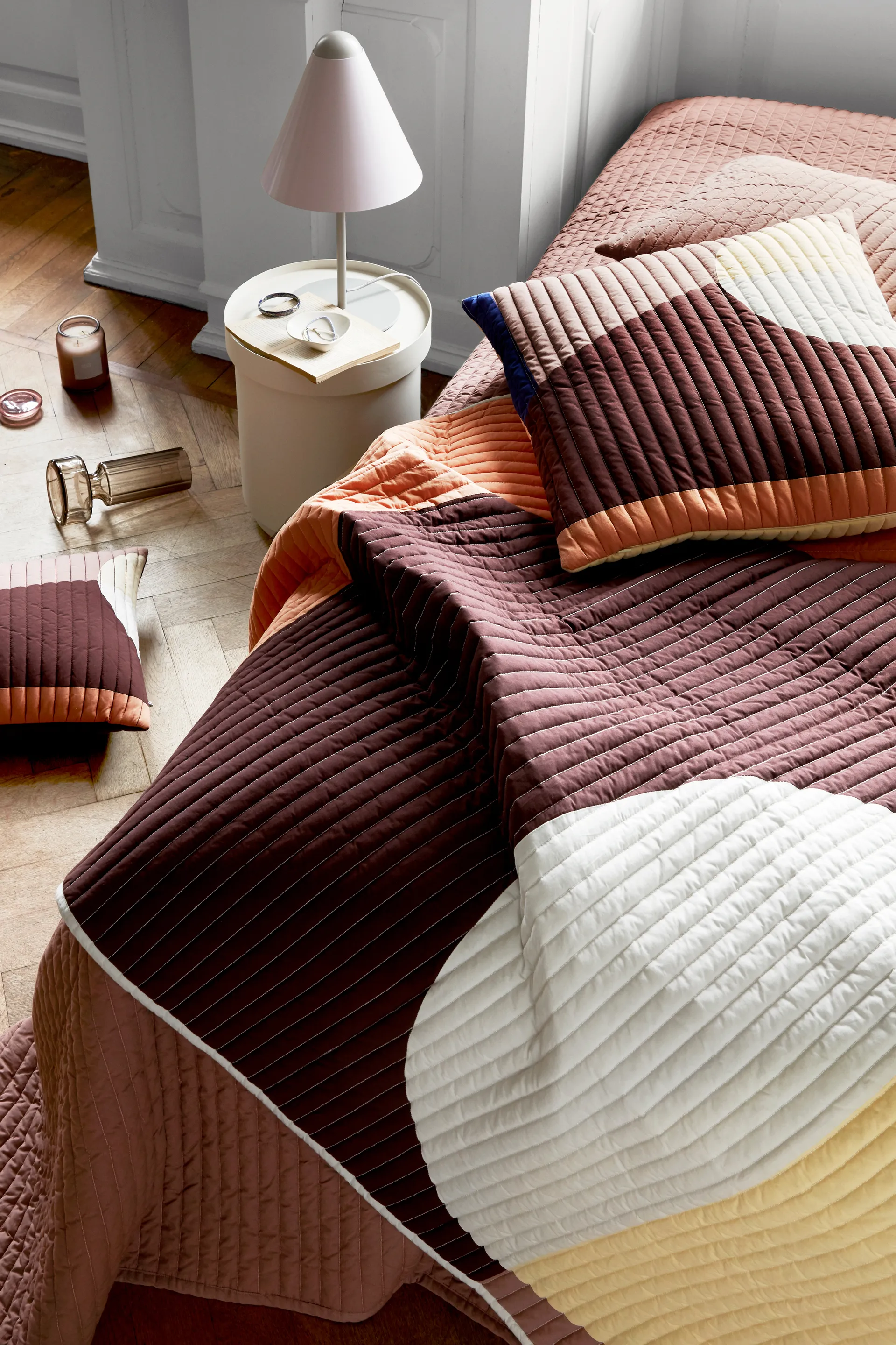 Manta algodão Fie 130x180 cm, Multi Broste Copenhagen