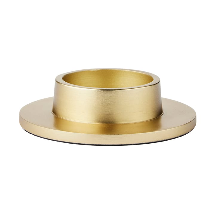 Maro castiçal para velas de bloco - Acabamento em latão, 4 cm - Broste Copenhagen