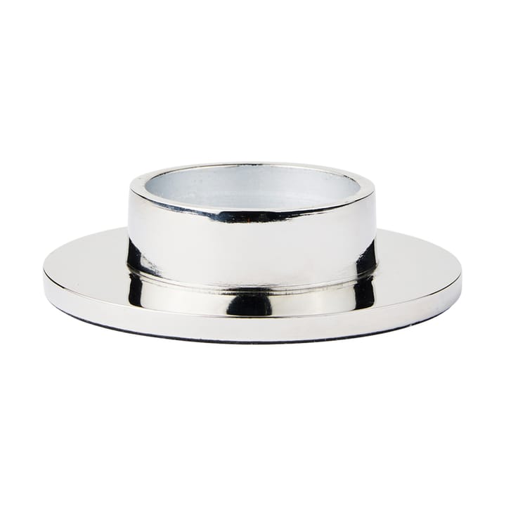 Maro castiçal para velas de bloco - Acabamento prateado, 4 cm - Broste Copenhagen