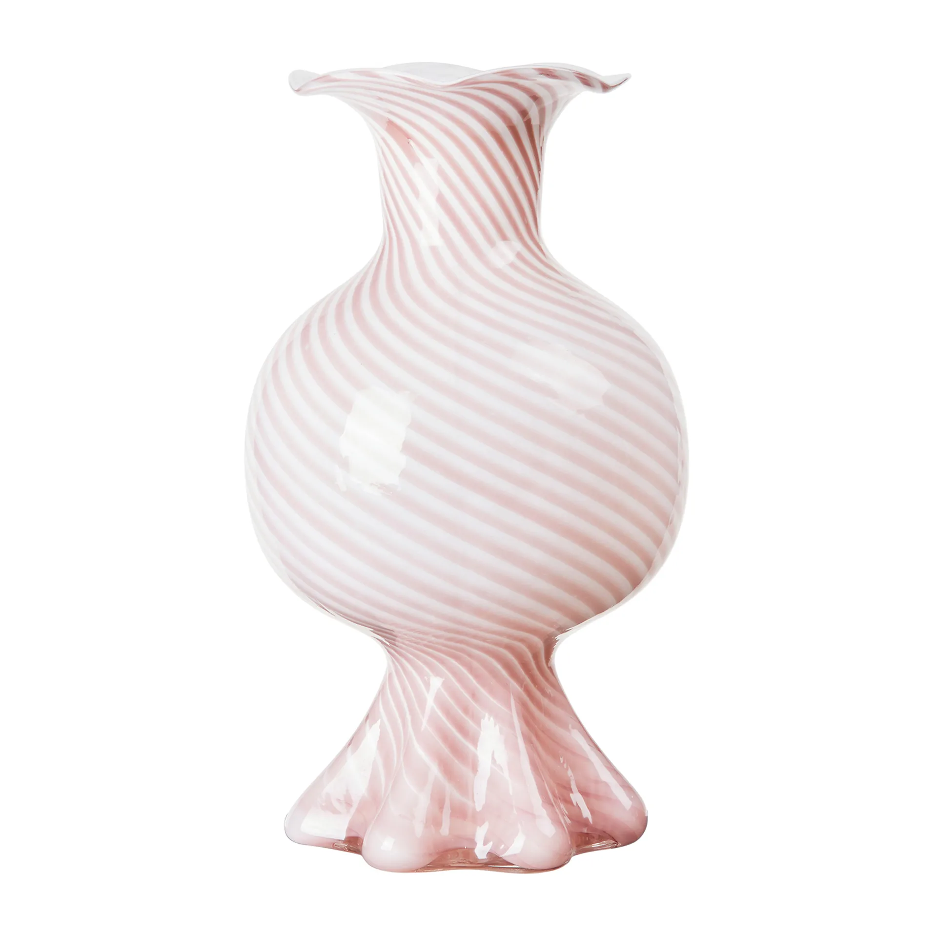 Mella vaso 30 cm, Rosa fada-off white Broste Copenhagen