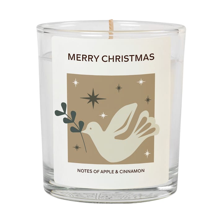 Merry Christmas vela perfumada 32 t - Branco - Broste Copenhagen