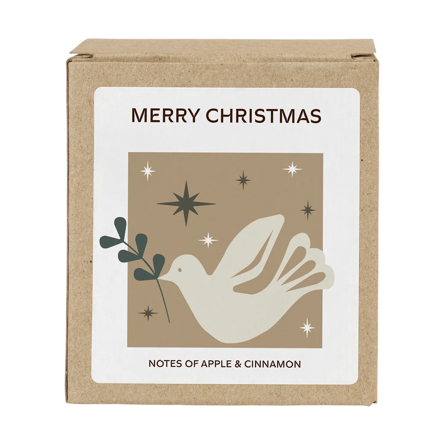 Merry Christmas vela perfumada 32 t, Branco Broste Copenhagen