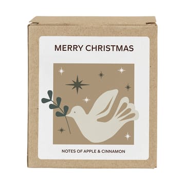 Merry Christmas vela perfumada 32 t - Branco - Broste Copenhagen