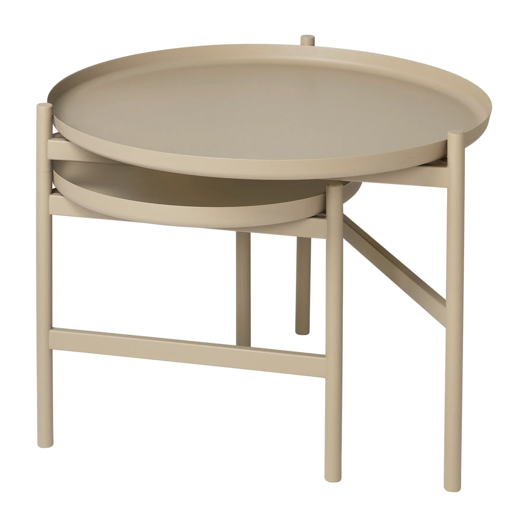 Mesa de apoio Turner table Ø70 cm, Cinza Broste Copenhagen