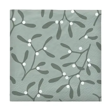 Mistletoe guardanapo de papel 33x33 20 unidades - Branco - Broste Copenhagen