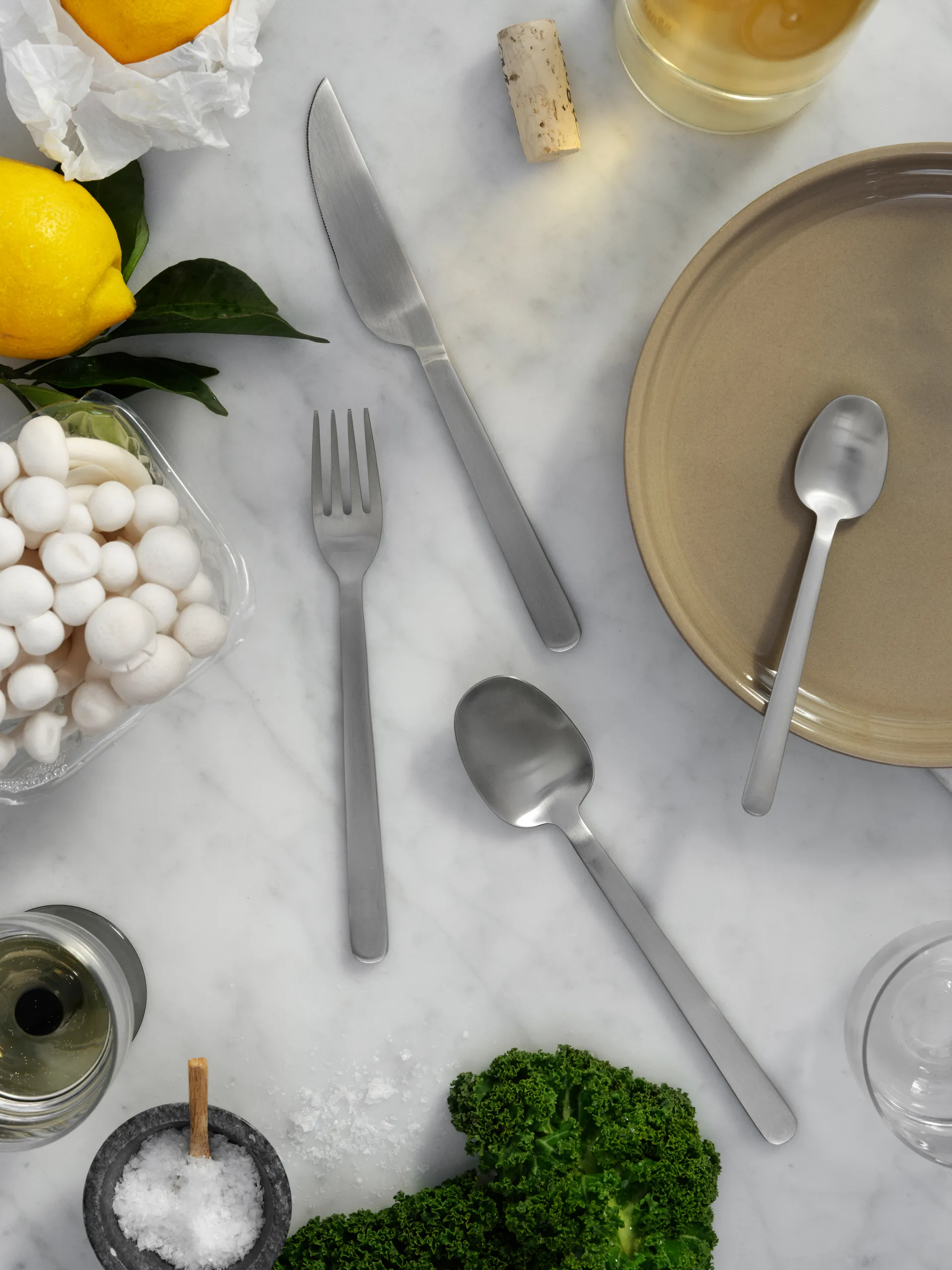 Nordic Bistro talheres 16 peças, Cetim matte Broste Copenhagen