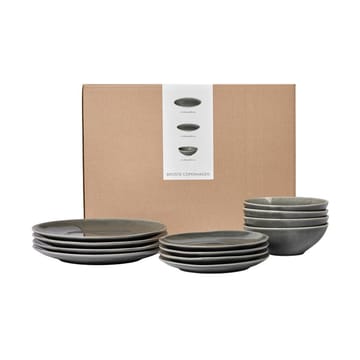 Nordic Rain conjunto de jantar  - 12 peças - Broste Copenhagen