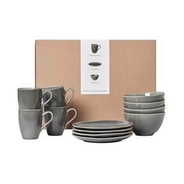 Nordic Rain conjunto de pequeno-almoço  - 12 peças - Broste Copenhagen