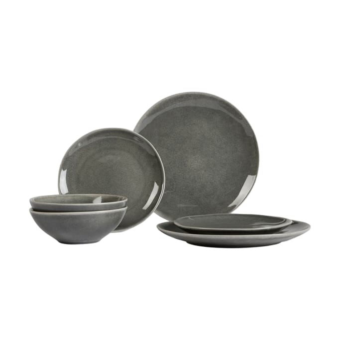 Nordic Rain serviço de jantar para dois - 6 peças - Broste Copenhagen