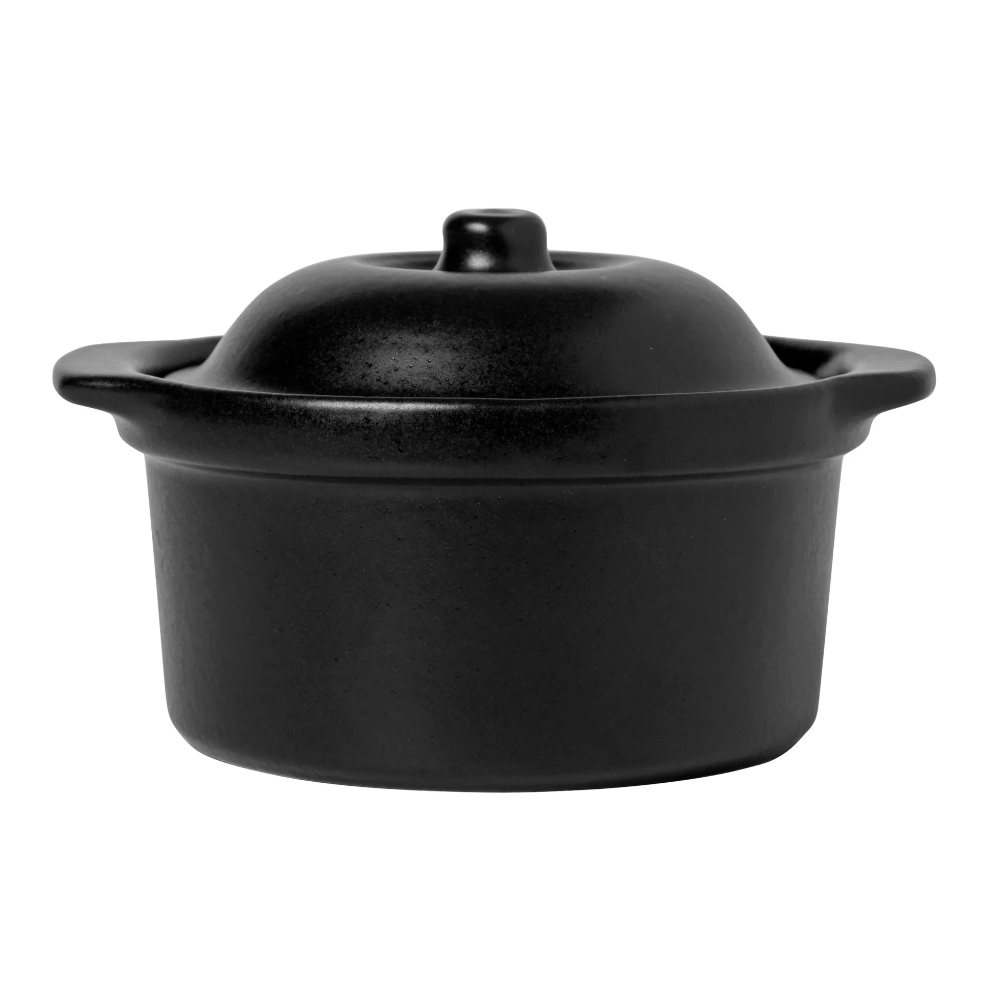 Panela para forno com tampa em preto Vig, Grande Broste Copenhagen