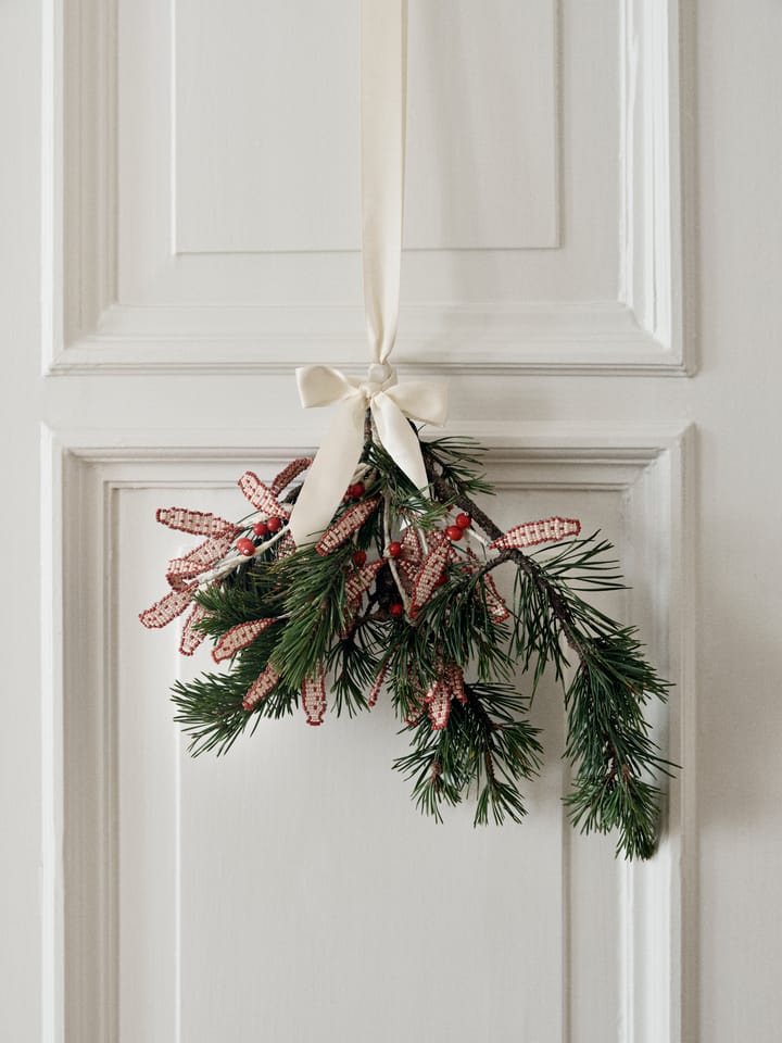 Pingente decorativo Mistletoe 17x18 cm, Laranja abóbora  Broste Copenhagen