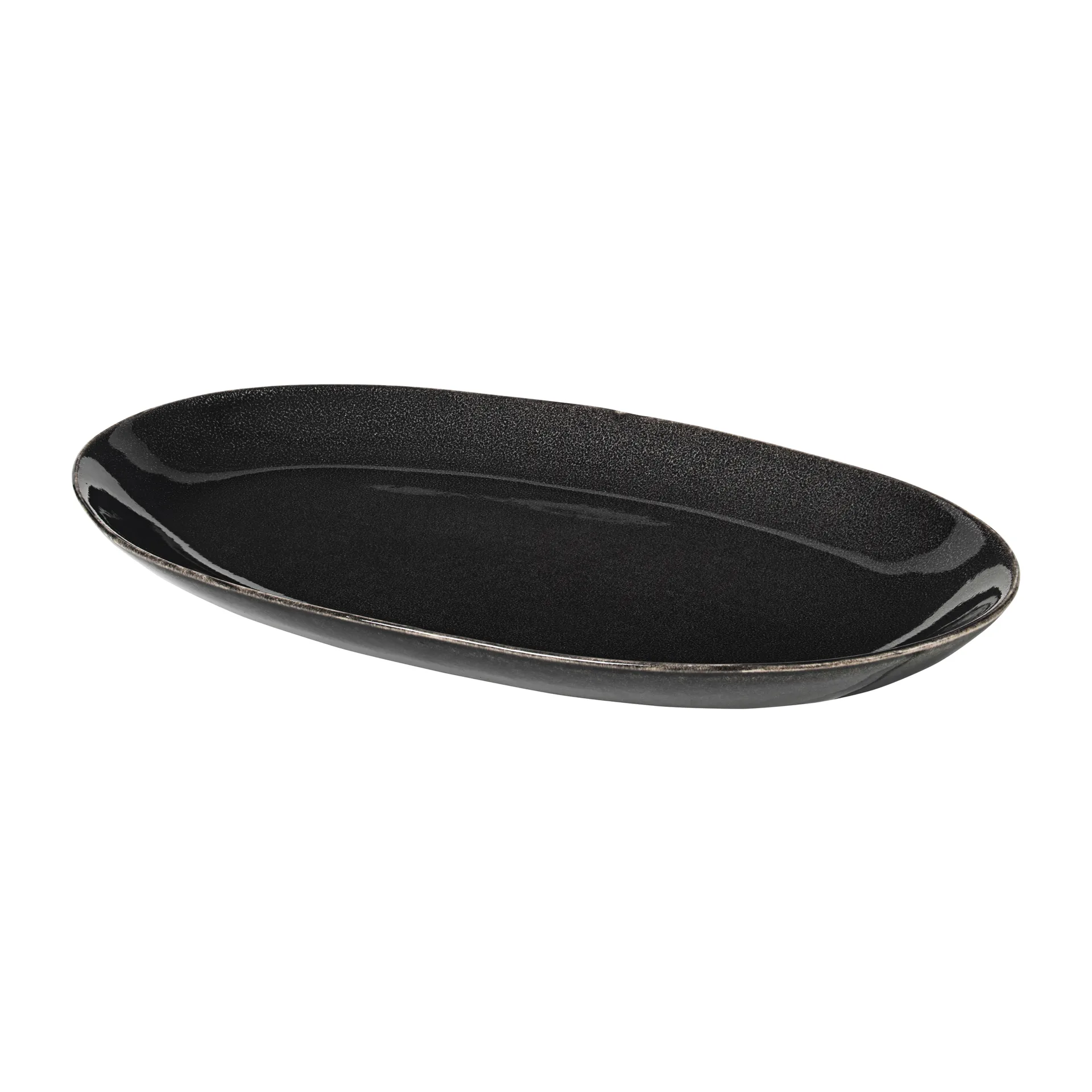 Pires oval Nordic Coal, 17x30 cm Broste Copenhagen