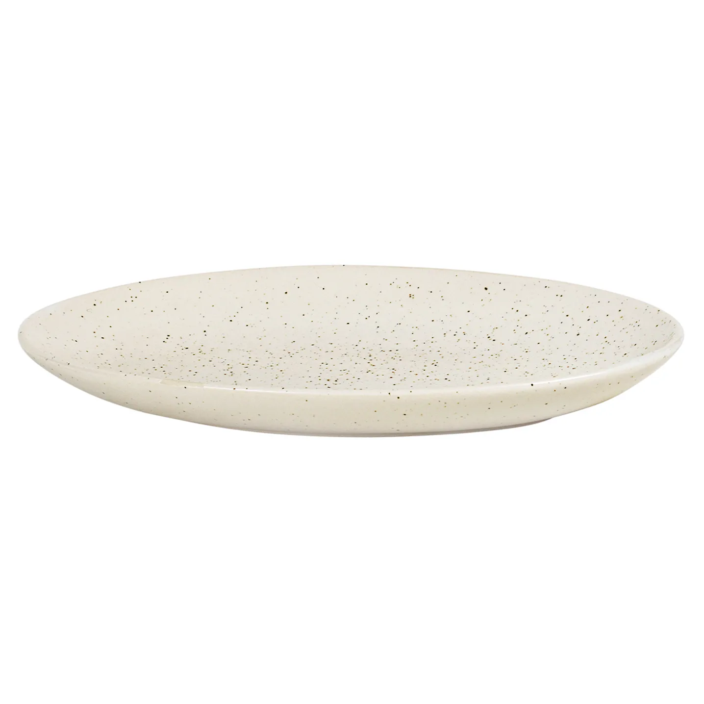 Pires oval Nordic Vanilla 22 cm, Cream with grains Broste Copenhagen