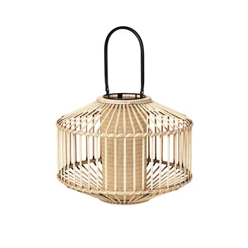 Porta-vela de bambú Flax - pequeno - Broste Copenhagen