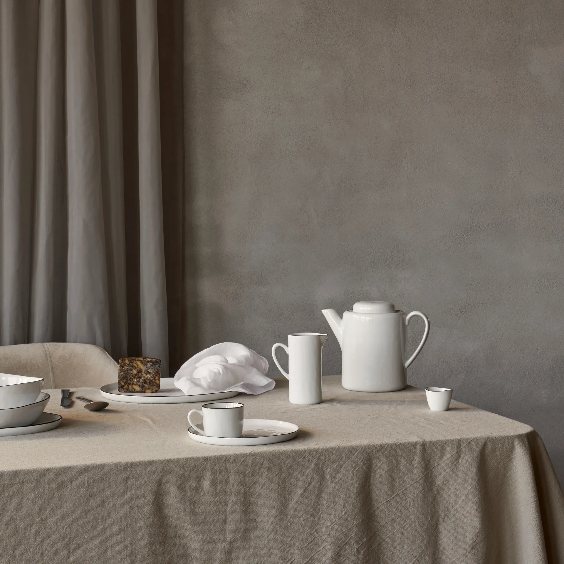 Prato oval Salt, 20x30 cm Broste Copenhagen