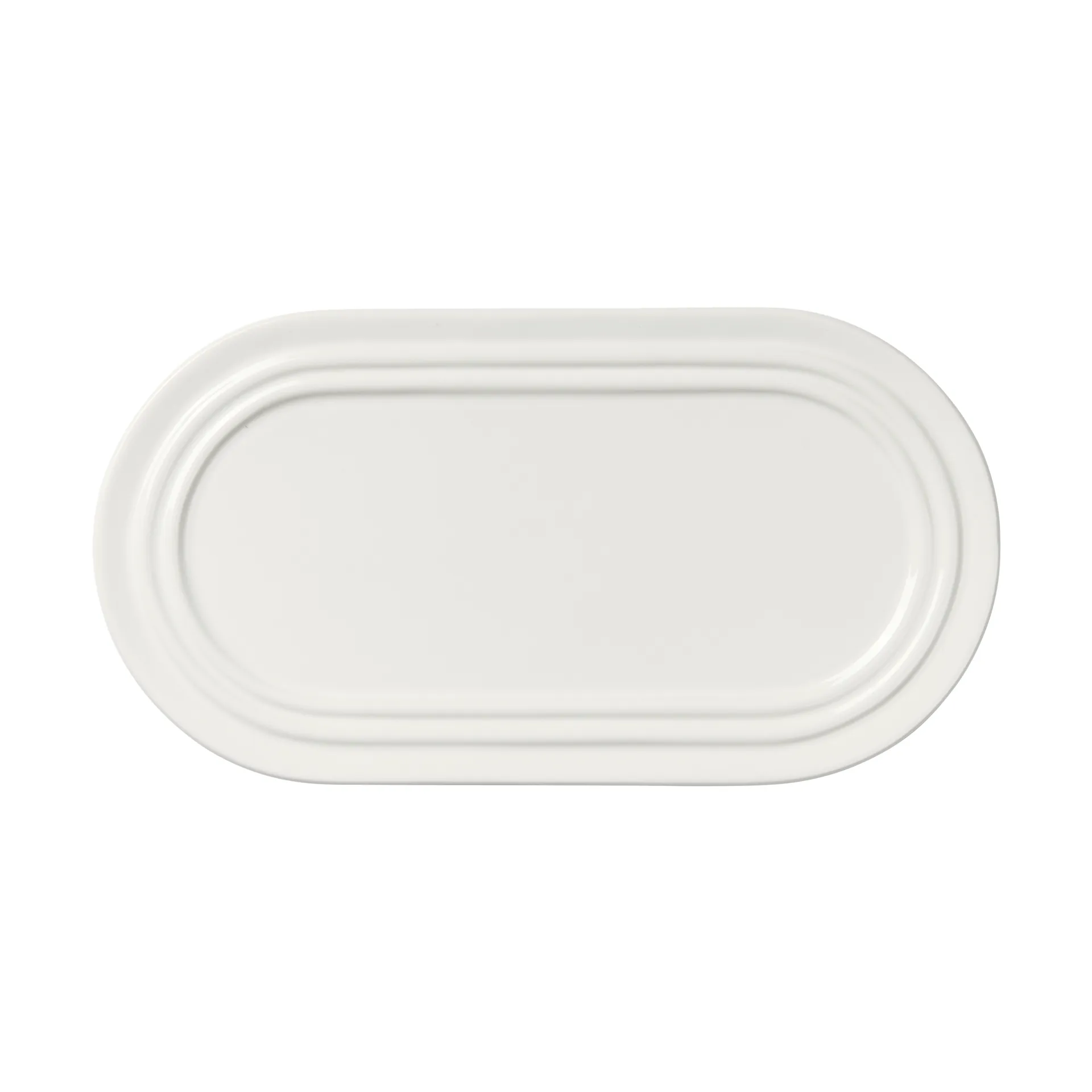 Prato oval Stevns 27,5 cm, Chalk white Broste Copenhagen