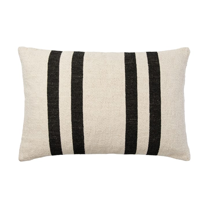 Sigrun capa de almofada - Bege claro-preto, 40x60 cm - Broste Copenhagen