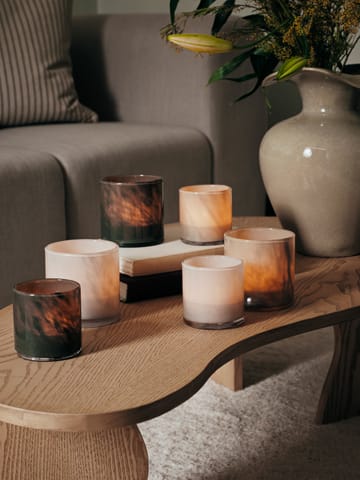 Solai hurricane castiçal - Taupe cinza quente, Ø10 cm - Broste Copenhagen