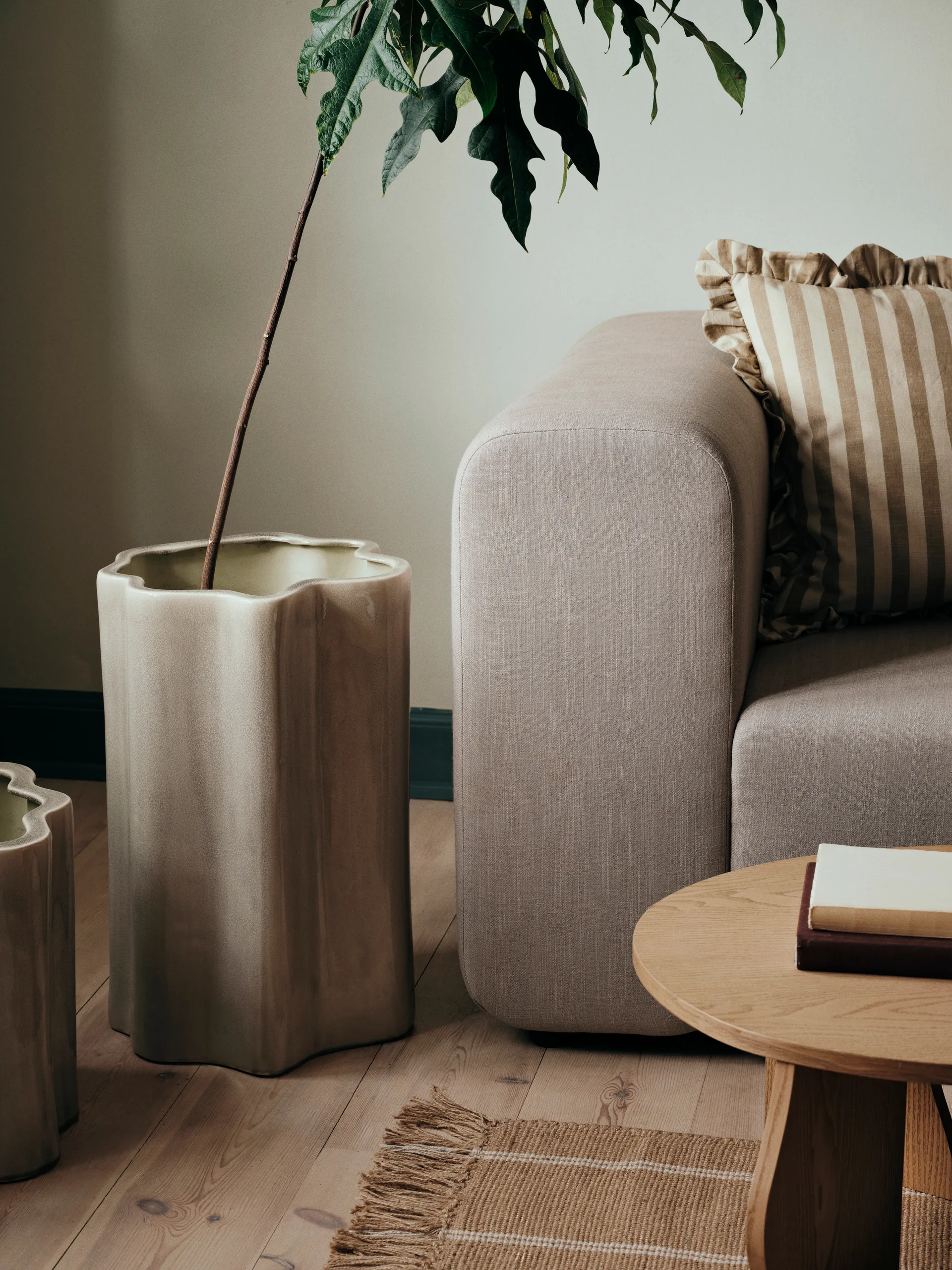 Sonja vaso de flores H:55 cm, Chuva Cinzenta Broste Copenhagen