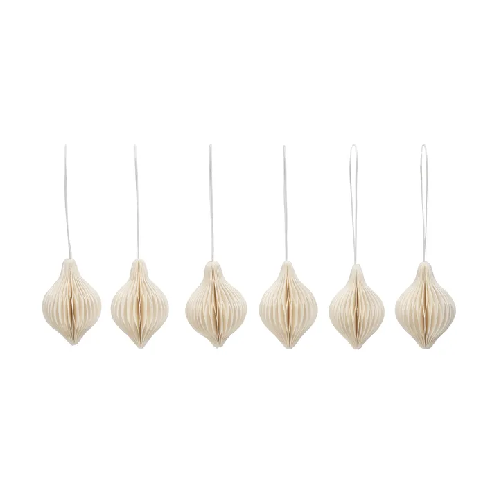 Spira ornamento de Natal - Off white - Broste Copenhagen