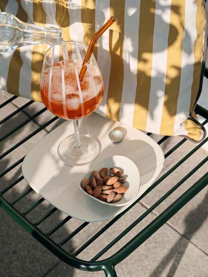 Stripe taça de vinho tinto 65 cl, Transparente-branco listrado Broste Copenhagen