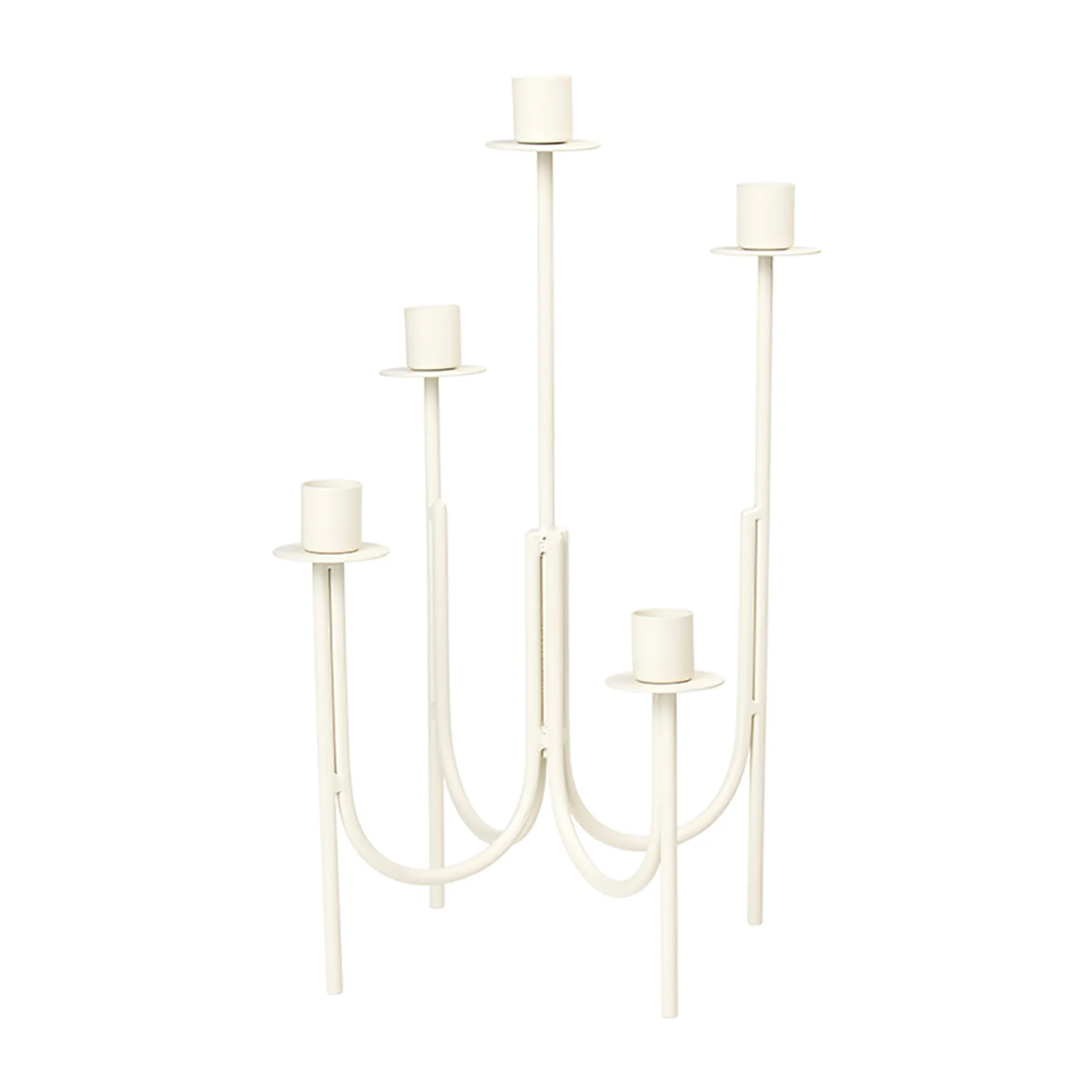 Suporte de velas Farri, Light warm grey Broste Copenhagen