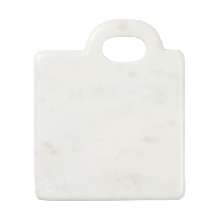 Tábua de corte Olina 14x17 cm - White marble - Broste Copenhagen