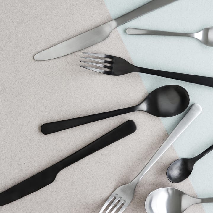 Talheres Hune, 16 peças, titânio preto mate Broste Copenhagen